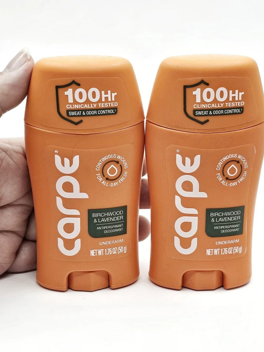 Carpe Birchwood & Lavender Antiperspirant Deodorant - Never Opened (SET OF 2)